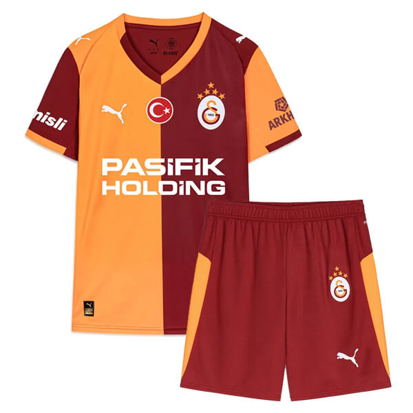 Galatasaray-Home-Kids-Football-Kit-25-26